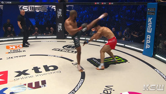 Zobaczcie, co on wyprawia. Salahdine Parnasse czaruje w klatce KSW