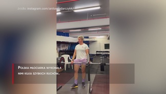 #dziejesiewsporcie: Anita Włodarczyk zaskoczyła internautów. Takiego ćwiczenia nie widzieli