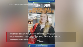 #dziejesiewsporcie: Mogła poczuć się jak królowa! Tak Chińczycy powitali Sabalenkę