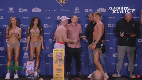 Polak zapowiada fajerwerki na XTB KSW 112. Rywalowi wręczył... wagę