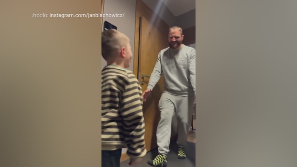 #dziejesiewsporcie: Błachowicz wrócił do domu. Reakcja jego syna łapie za serce
