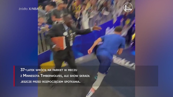 #dziejesiewsporcie: Co to był za rzut! Skradł show przed meczem
