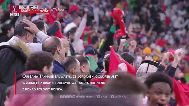 #dziejesiewsporcie. Była czwarta minuta finału. Co za gol z połowy boiska!