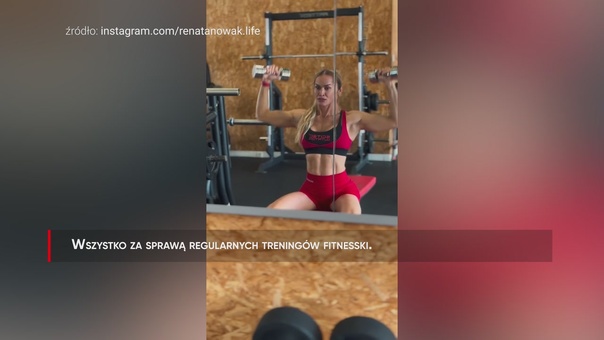 #dziejesiewsporcie: Renata Nowak zachwyca sylwetką. Pokazała plecy i zaskoczyła wyznaniem