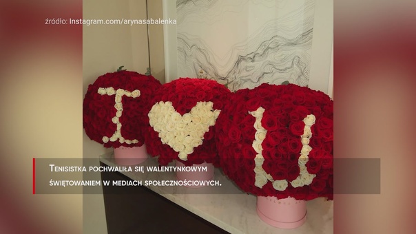 #dziejesiewsporcie: Wyjątkowe walentynki u Aryny Sabalenki. Tenisistka zdradziła, co dostała od partnera