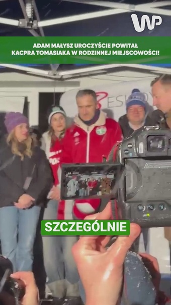 Kacper Tomasiak wrócił do domu. Adam Małysz przemówił