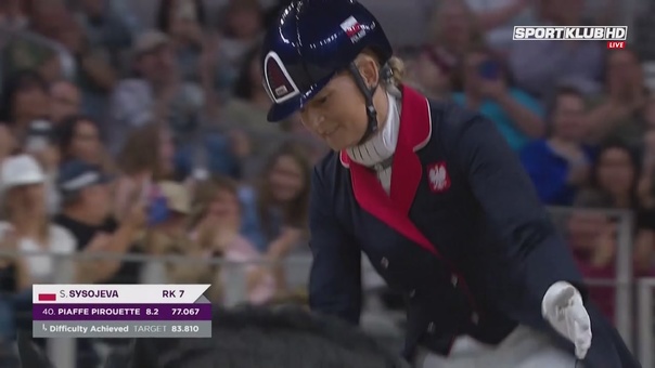 Reprezentantka Polski na podium! Zobacz piękny przejazd