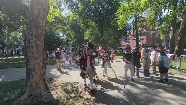 Americans celebrate Independence Day with the World Cup as a backdrop