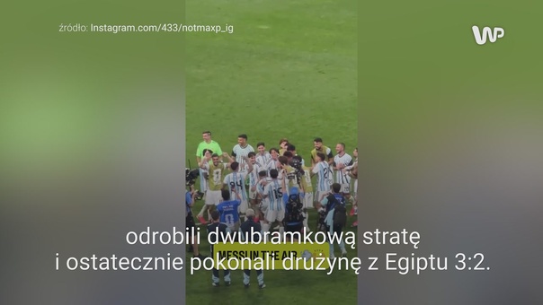 #dziejesiewsporcie: Szalona radość. Messi utonął w objęciach kolegów