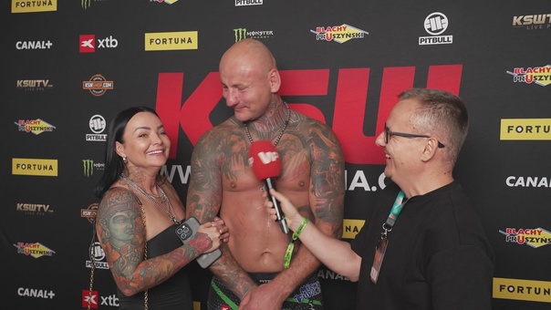 Szpilka na gorąco komentował walkę. Nagle przed kamerą pojawiła się jego narzeczona