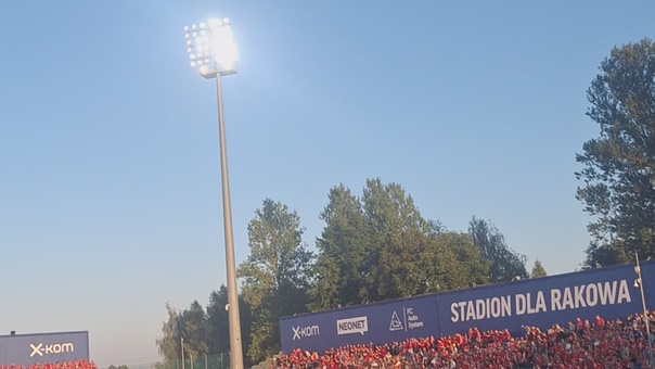 Ale przywitanie. Kibice Rakowa pokazali moc