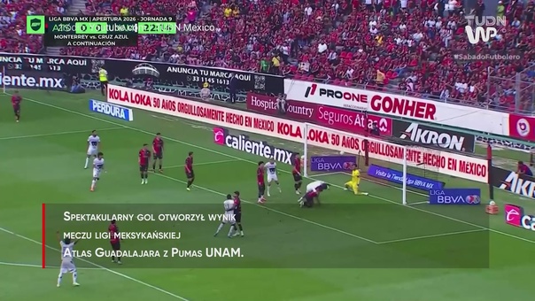 #dziejesiewsporcie: Co za gol! "Skorpion" w lidze meksykańskiej podbił internet