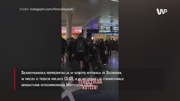 Tłumy na lotnisku powitały bohaterów