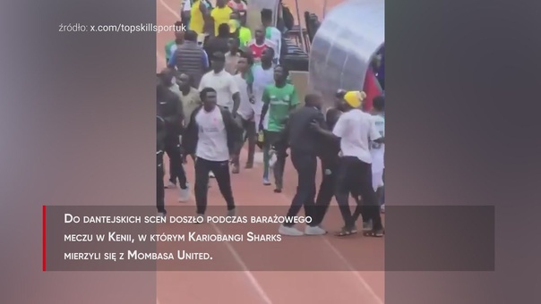Sceny grozy na boisku! Sędzia uciekał przed wściekłym tłumem