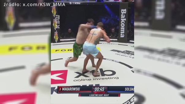 Brutalny nokaut na KSW. Soldajew zgasił rywala
